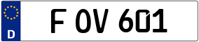 Truck License Plate